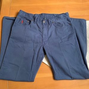 Men’s Polo Ralph Lauren brushed denim men’s slacks